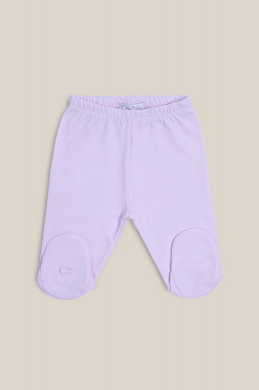 pantalon basico con pie rosa/rosa